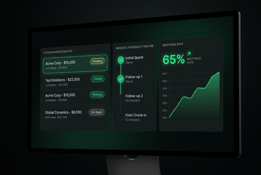 Estimate follow-up dashboard